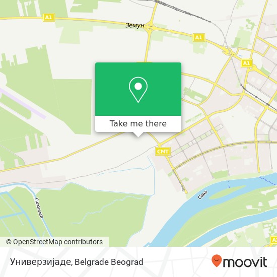 Универзијаде map