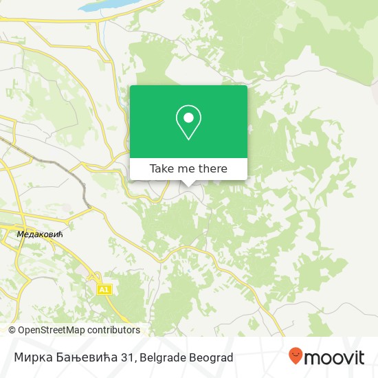 Мирка Бањевића 31 map