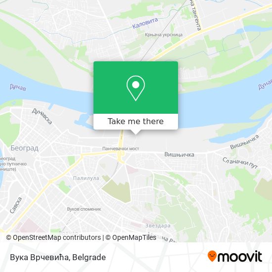 Вука Врчевића map