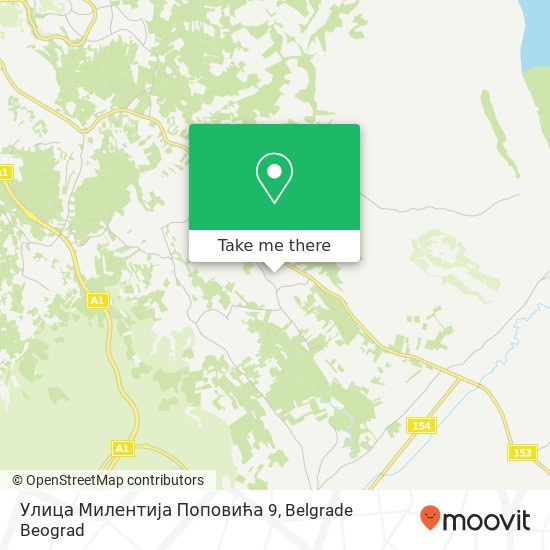 Улица Милентија Поповића 9 map