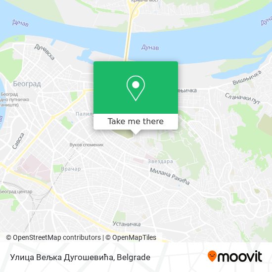 Улица Вељка Дугошевића map