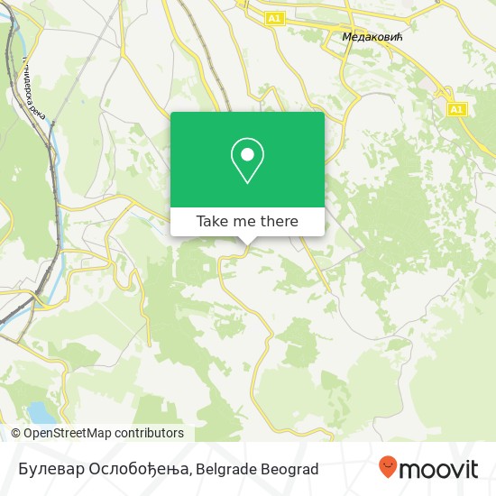 Булевар Ослобођења map