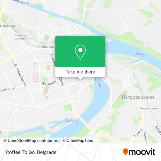 Coffee To Go map