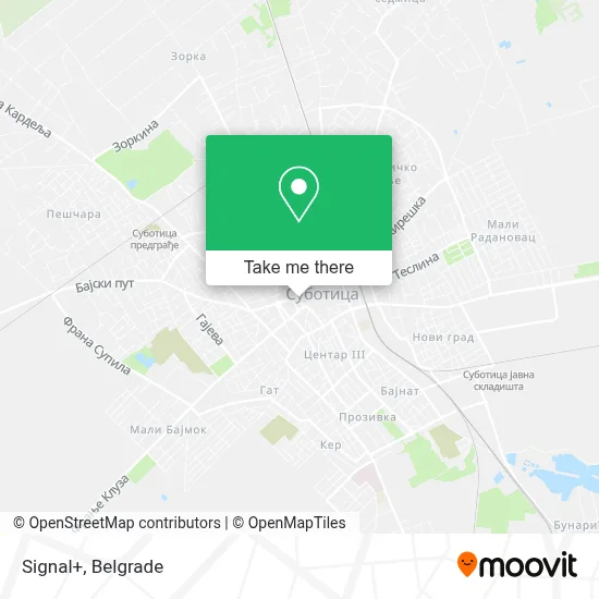 Signal+ map