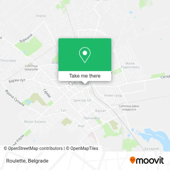 Roulette map