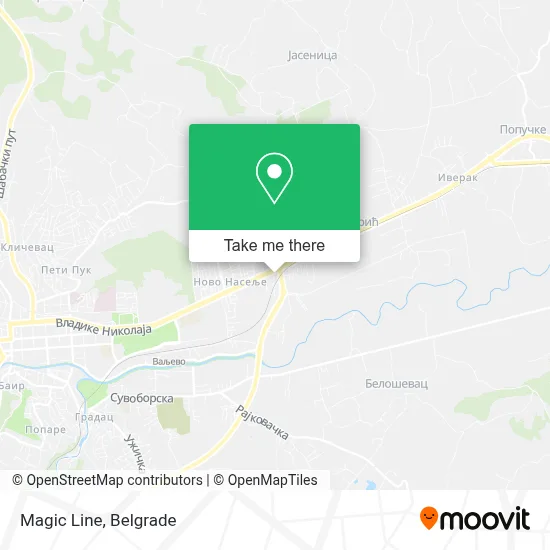 Magic Line map
