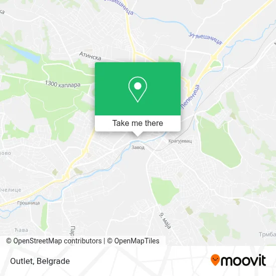 Outlet map
