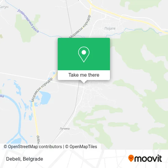 Debeli map