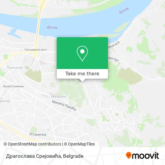 Драгослава Срејовића map