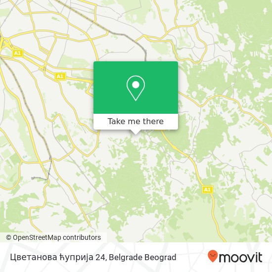 Цветанова ћуприја 24 map