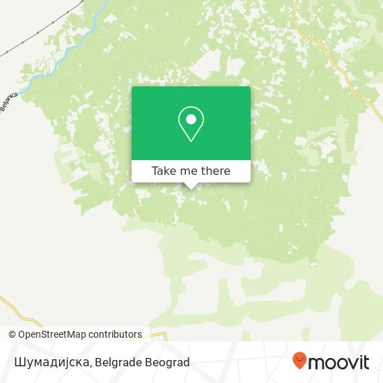 Шумадијска map