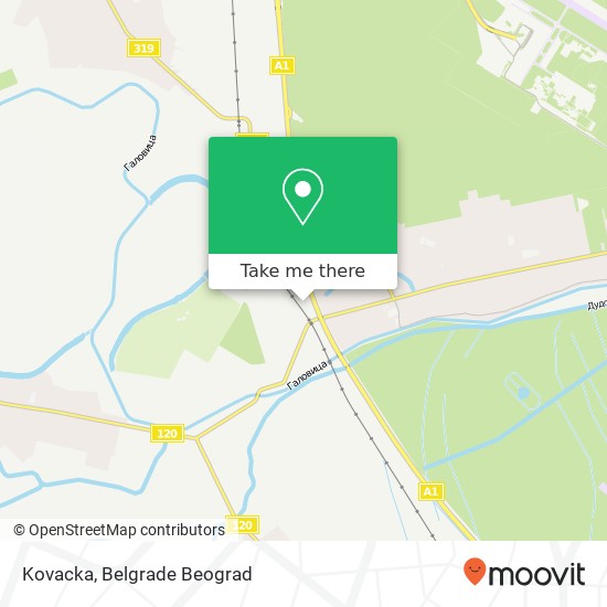 Kovacka map