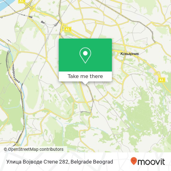 Улица Војводе Степе 282 map