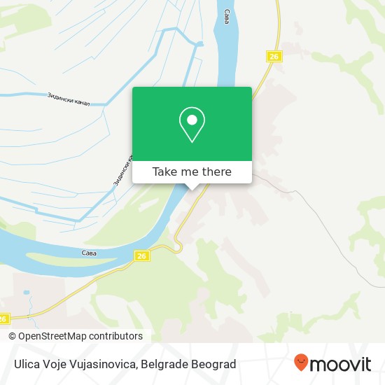 Ulica Voje Vujasinovica map
