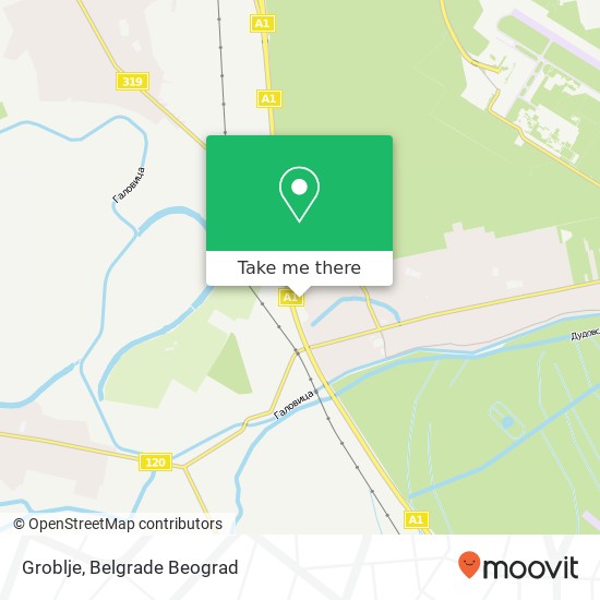 Groblje map