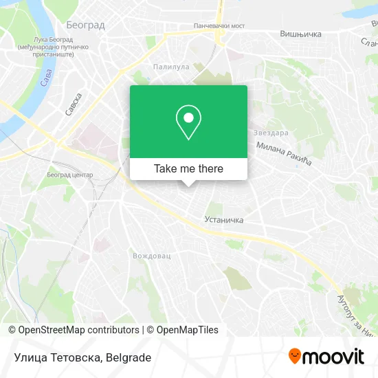 Улица Тетовска map