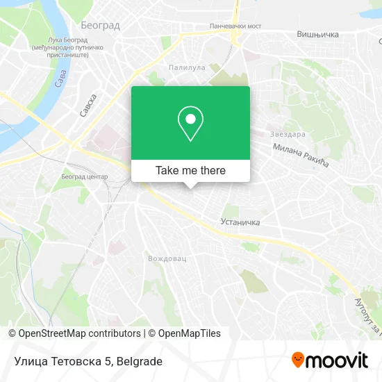 Улица Тетовска 5 map