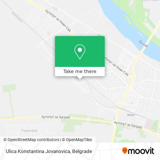 Ulica Konstantina Jovanovica map