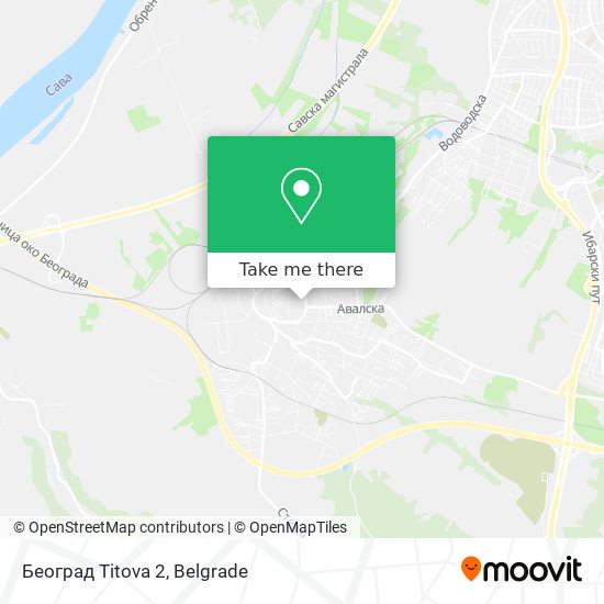Београд Titova 2 map