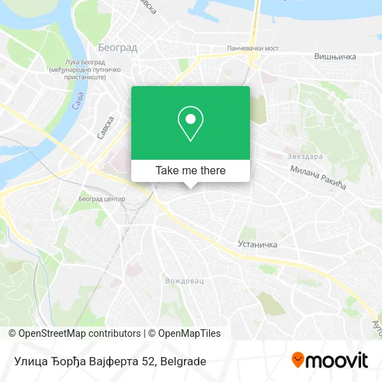 Улица Ђорђа Вајферта 52 map