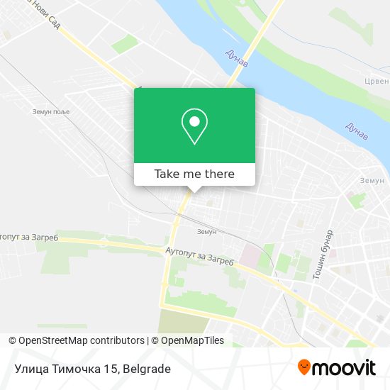 Улица Тимочка 15 map