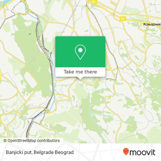 Banjicki put map