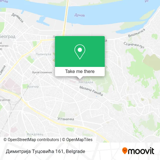 Димитрија Туцовића 161 map
