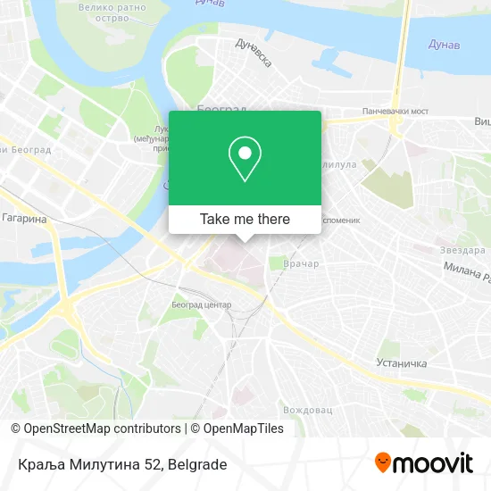 Краља Милутина 52 map