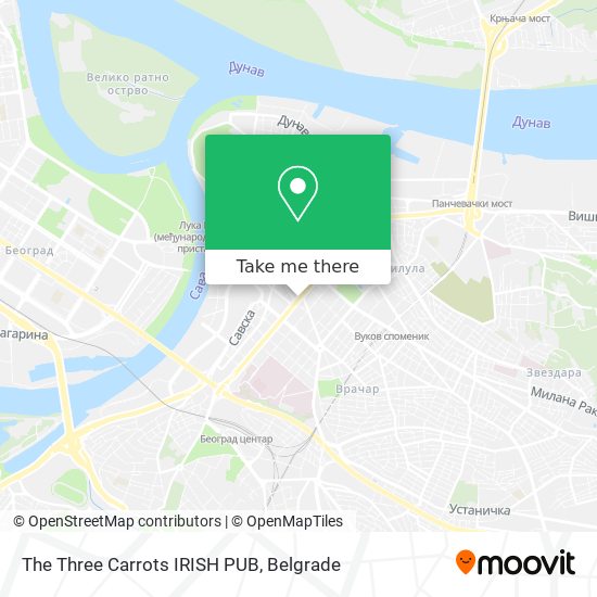 The Three Carrots IRISH PUB map