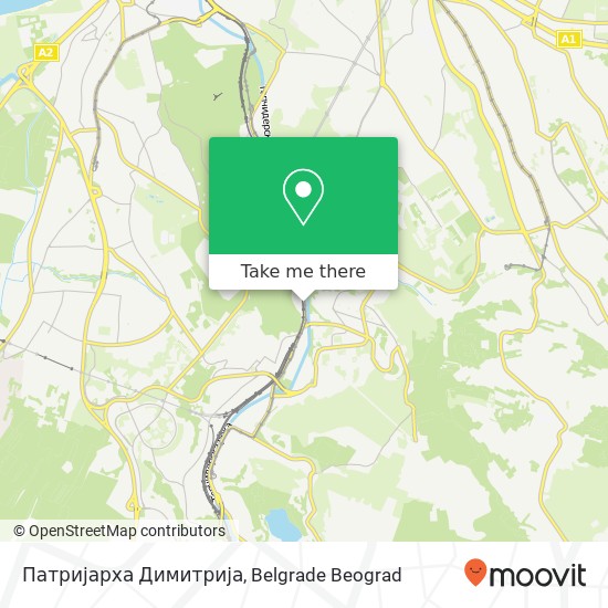 Патријарха Димитрија map