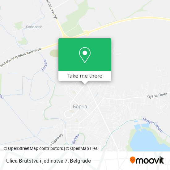 Ulica Bratstva i jedinstva 7 map