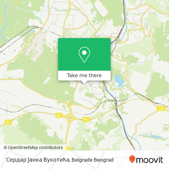 Сердар Јанка Вукотића map