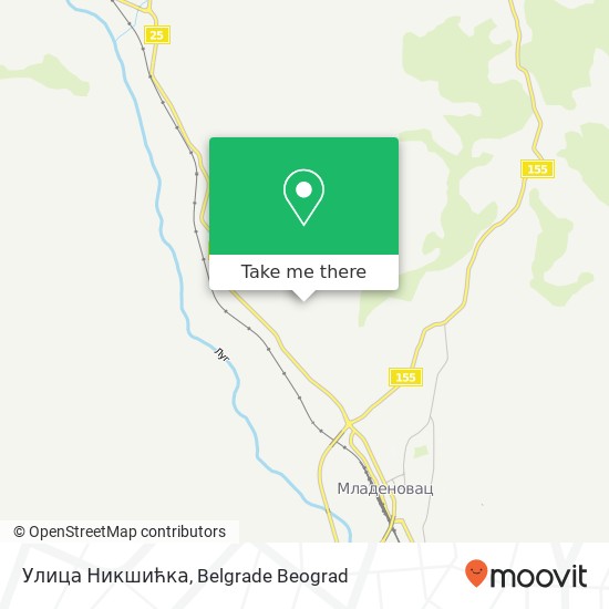 Улица Никшићка map