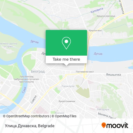 Улица Дунавска map