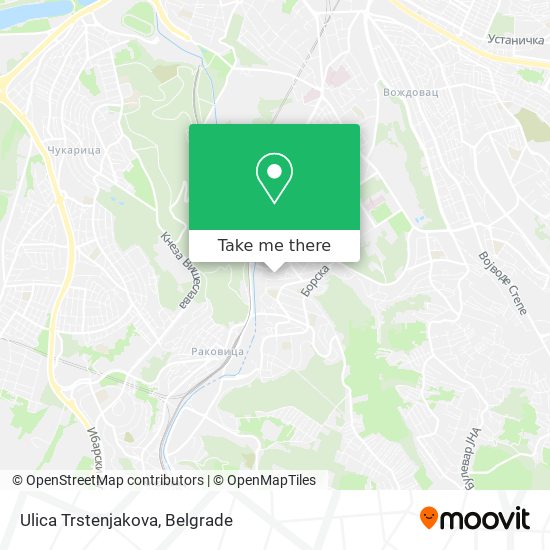 Ulica Trstenjakova map