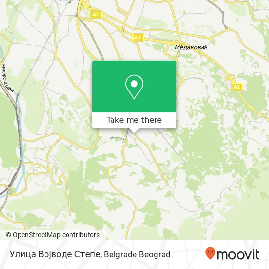 Улица Војводе Степе map