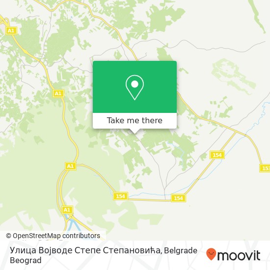 Улица Војводе Степе Степановића map