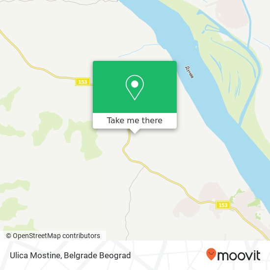 Ulica Mostine map