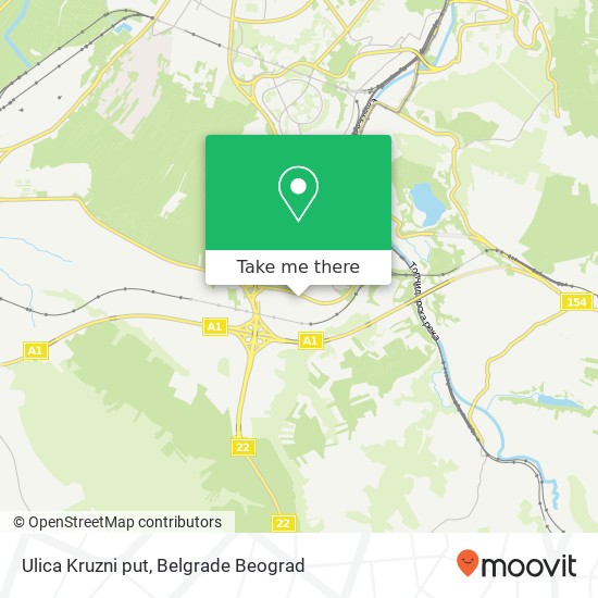 Ulica Kruzni put map