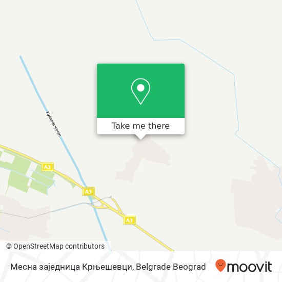 Месна заједница Крњешевци map