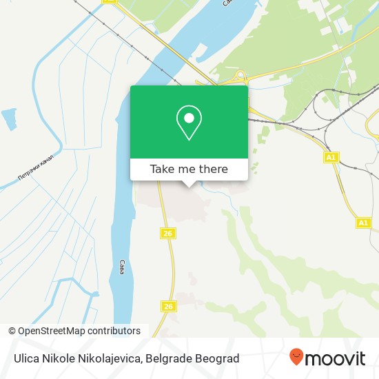 Ulica Nikole Nikolajevica map