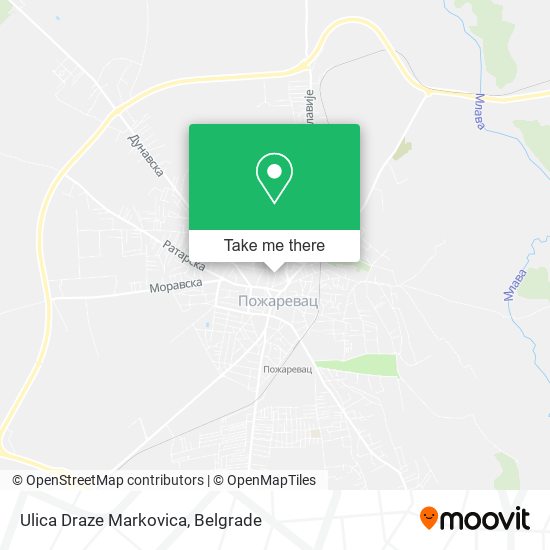 Ulica Draze Markovica map