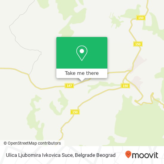 Ulica Ljubomira Ivkovica Suce map