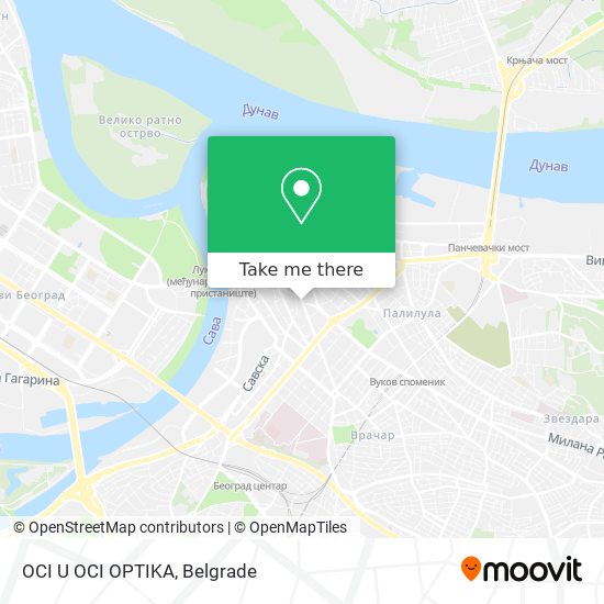 OCI U OCI OPTIKA map