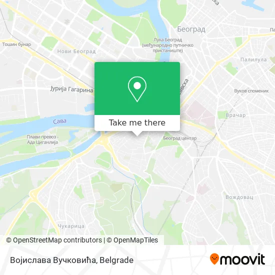 Војислава Вучковића map