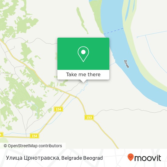 Улица Црнотравска map