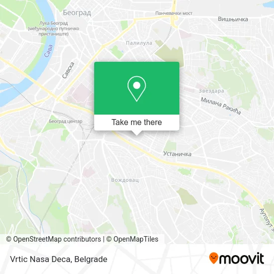Vrtic Nasa Deca map