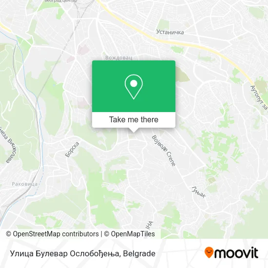 Улица Булевар Ослобођења map