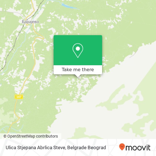 Ulica Stjepana Abrlica Steve map