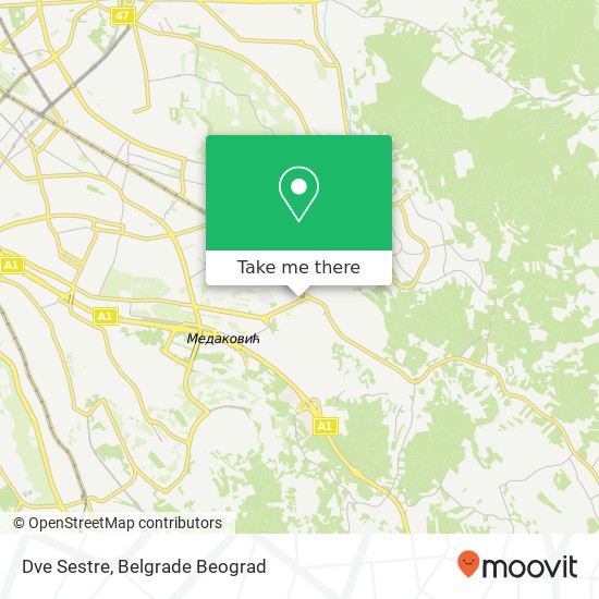 Dve Sestre map